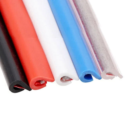 U-Shaped Car Door Edge Guard Strip with Heat Activation, 16.4 Feet
