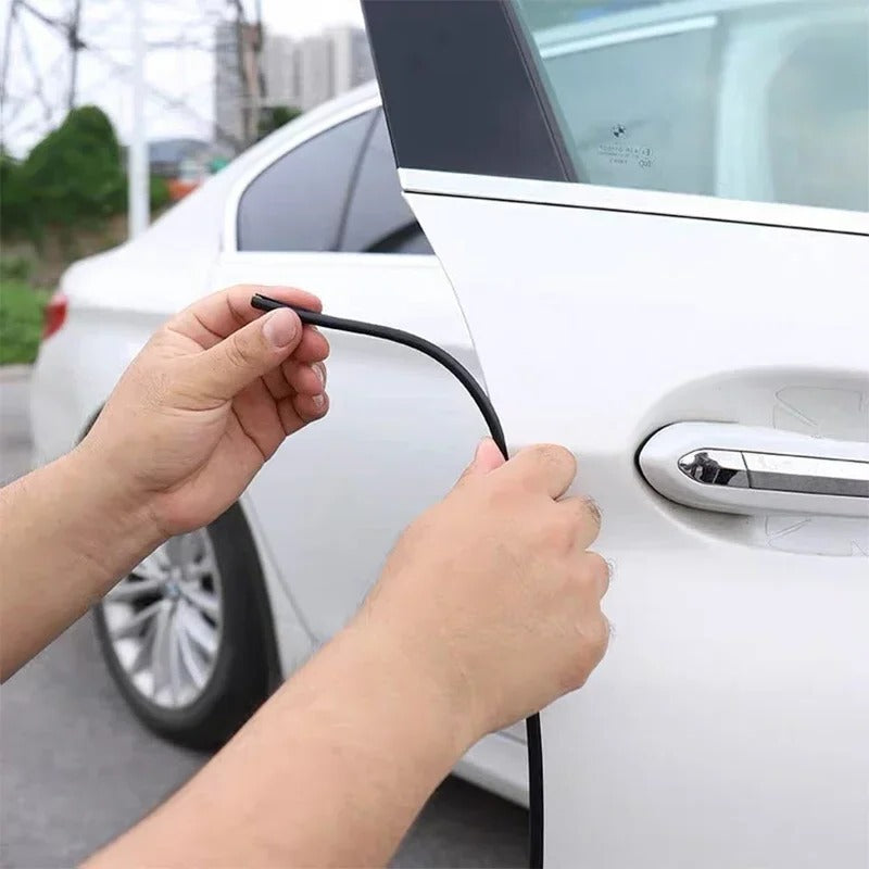 U-Shaped Car Door Edge Guard Strip with Heat Activation, 16.4 Feet