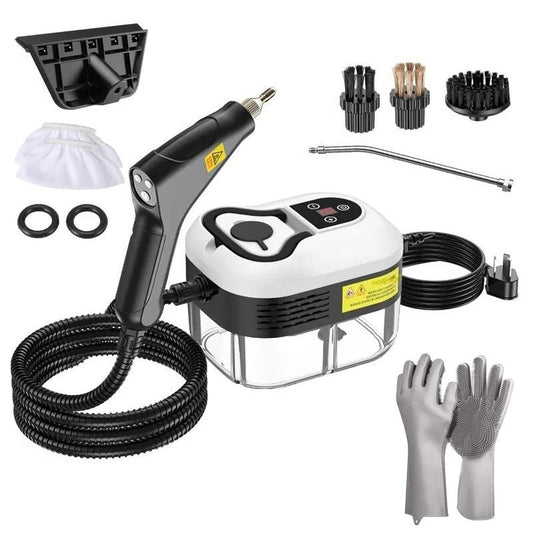 Portable Steam Cleaner with 6 Adjustable Settings and 5 Brush Attachments