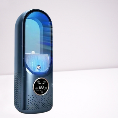 Portable Evaporative Air Cooler with USB Power and Six-Speed Fan for Personal Spaces