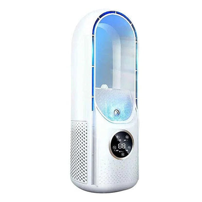 Portable Evaporative Air Cooler with USB Power and Six-Speed Fan for Personal Spaces