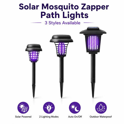 Solar Mosquito Zapper 2 In 1, Outdoor Bug Killer and Garden Yard Light