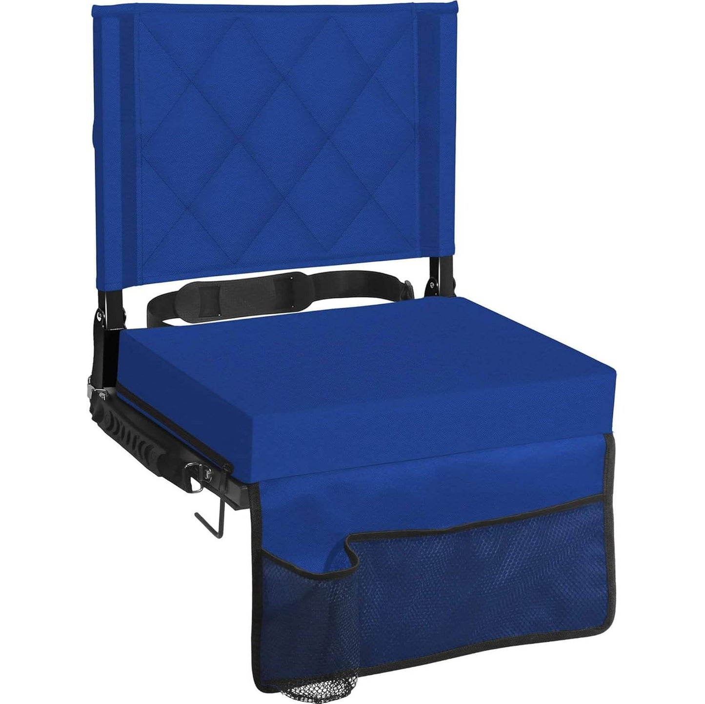 Stadium Seats for Bleachers with Back Support and Wide Cushion, Portable Folding Padded Stadium Chair with Shoulder Strap