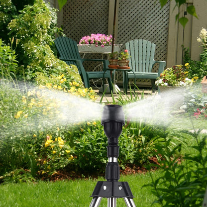 Telescoping Garden Sprinkler with Tripod Stand for Yard Watering