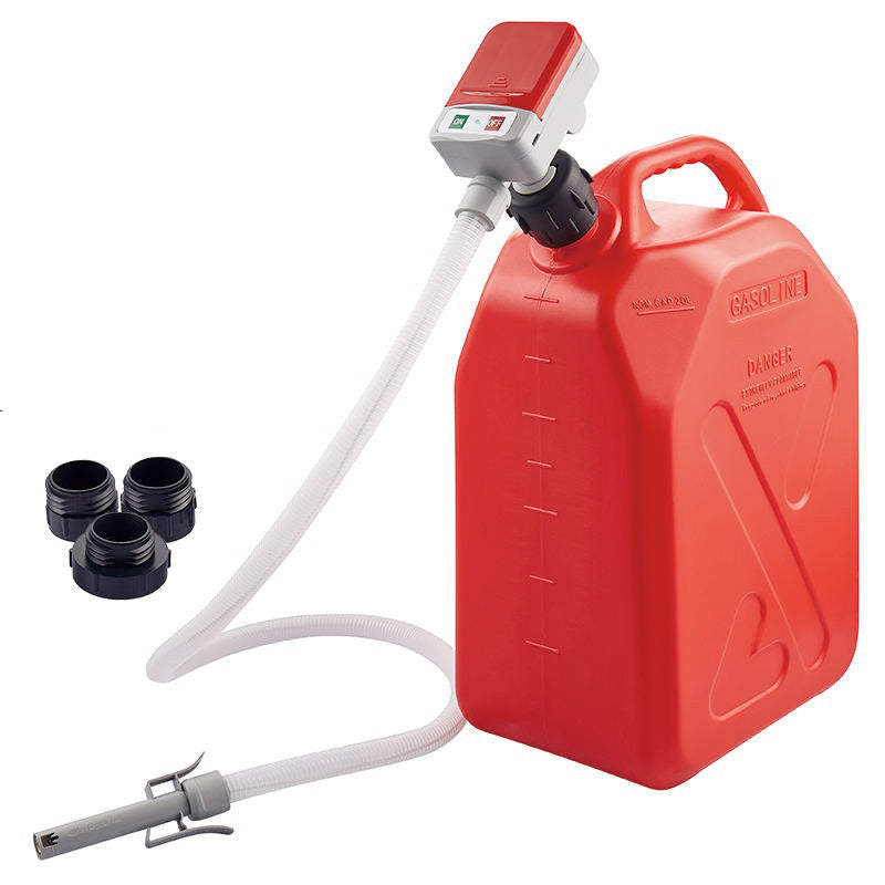 Automatic Electric Fuel Transfer Pump, Auto Stop Gas Diesel Kerosene Pump with Hose