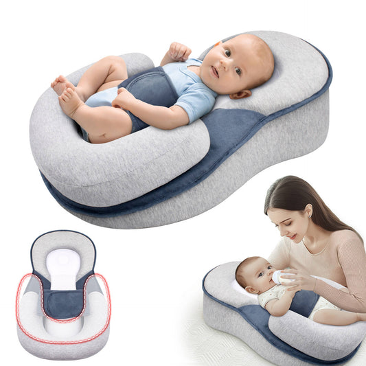 3 in 1 Portable Baby Bassinet, Travel Sleeper Bed with Removable Cushion Support