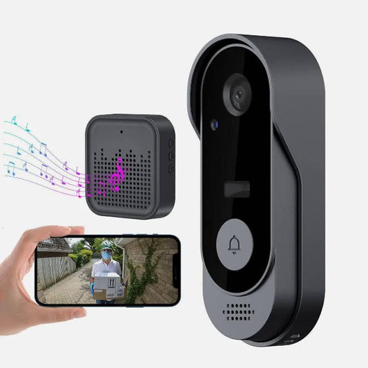 Smart Video Doorbell with Motion Detection and Night Vision, Two Way Audio