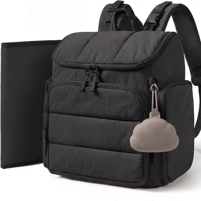 Diaper Bag Backpack with Changing Pad and Insulated Bottle Pockets