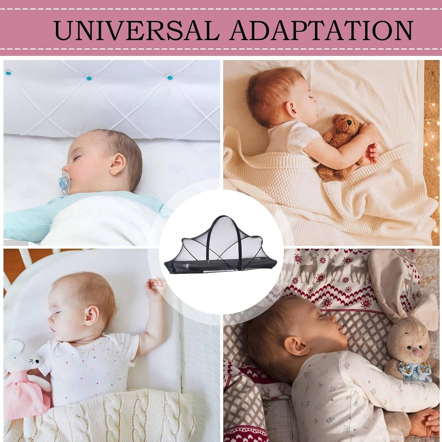Foldable Baby Mosquito Net Tent with Breathable Mesh