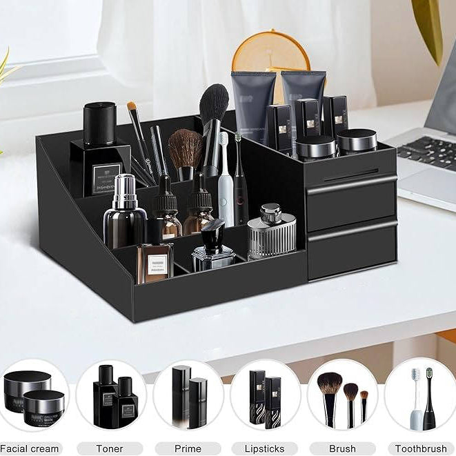Mens Cologne Organizer Stand, Perfume Display Shelf Dresser Organizer for Bathroom Bedroom