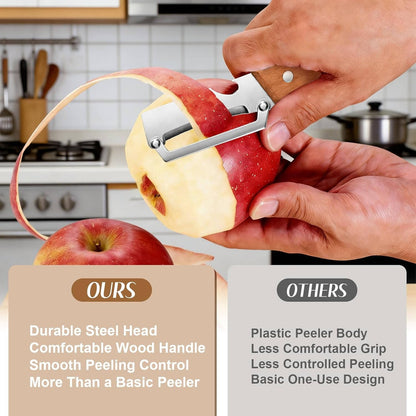 3 in 1 Vegetable Peeler with Julienne Cutter and Bottle Opener