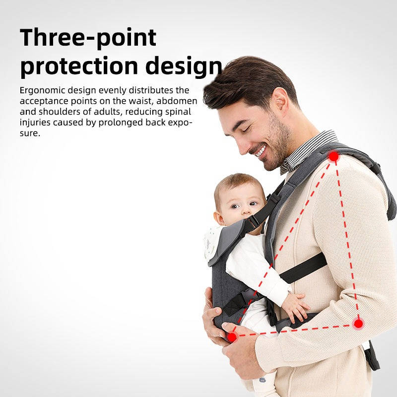 4 in 1 Baby Carrier for Newborn and Toddler, Adjustable Infant Carrier