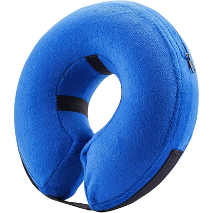Dog Recovery Donut Collar with Adjustable Strap and Washable Cover