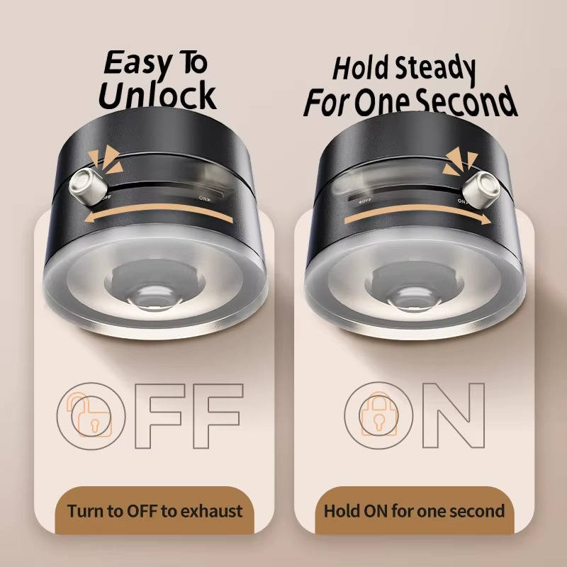 Foldable Magnetic Phone Holder with 360 Rotation and Vacuum Mount for Car Home Travel