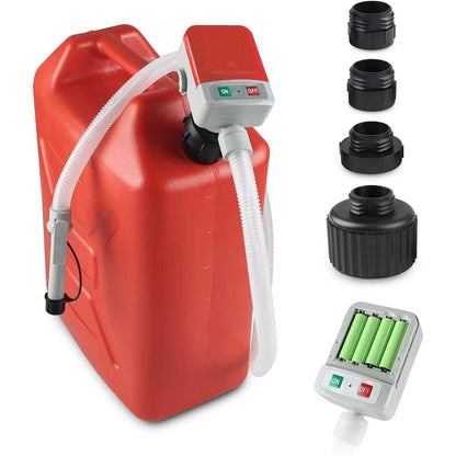 Automatic Electric Fuel Transfer Pump, Auto Stop Gas Diesel Kerosene Pump with Hose