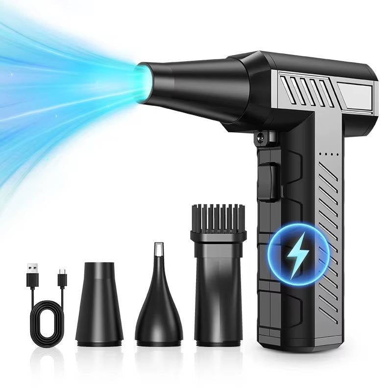 Cordless Electric Air Duster with 3 Speeds and USB C Rechargeable
