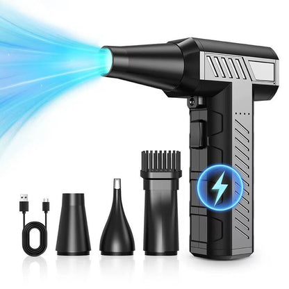 Cordless Electric Air Duster with 3 Speeds and USB C Rechargeable