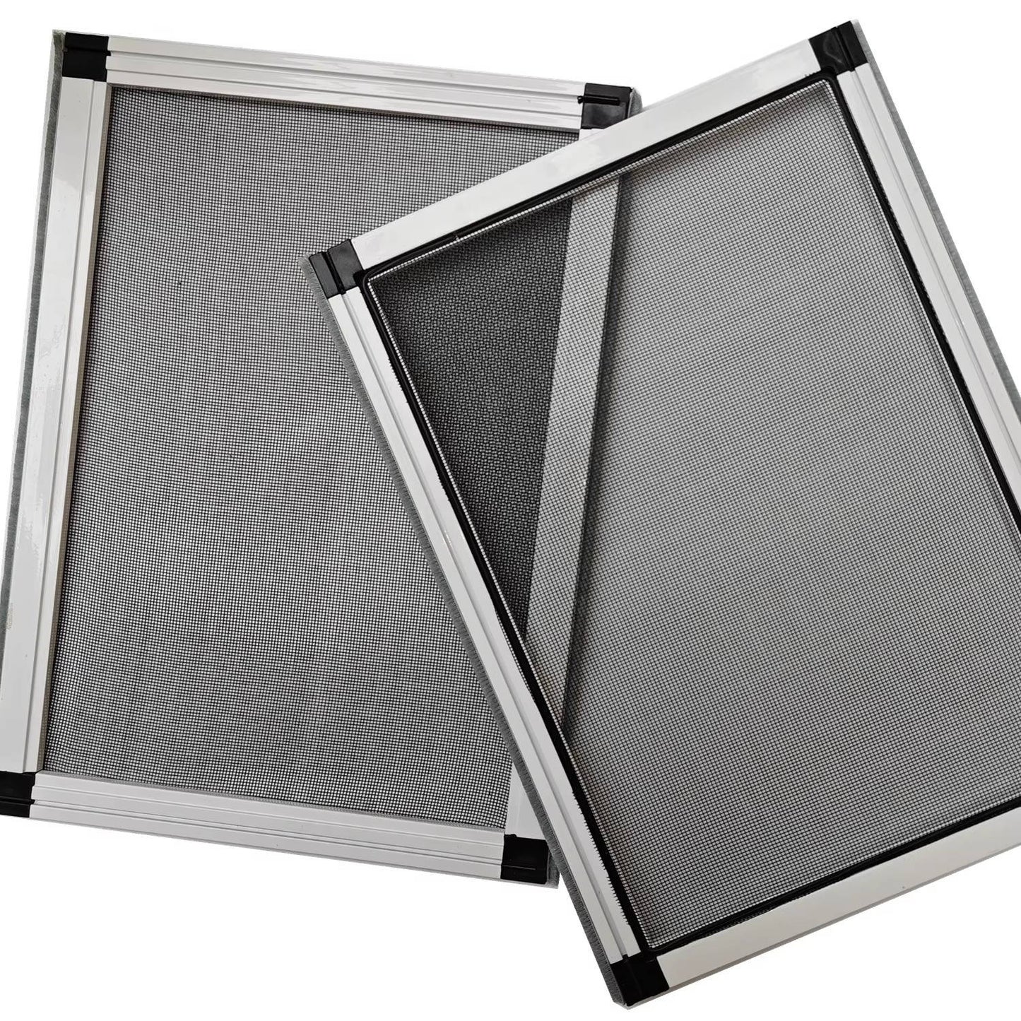 Expandable Window Screen Pack of 2, Adjustable Fiberglass Mesh Screen for Windows