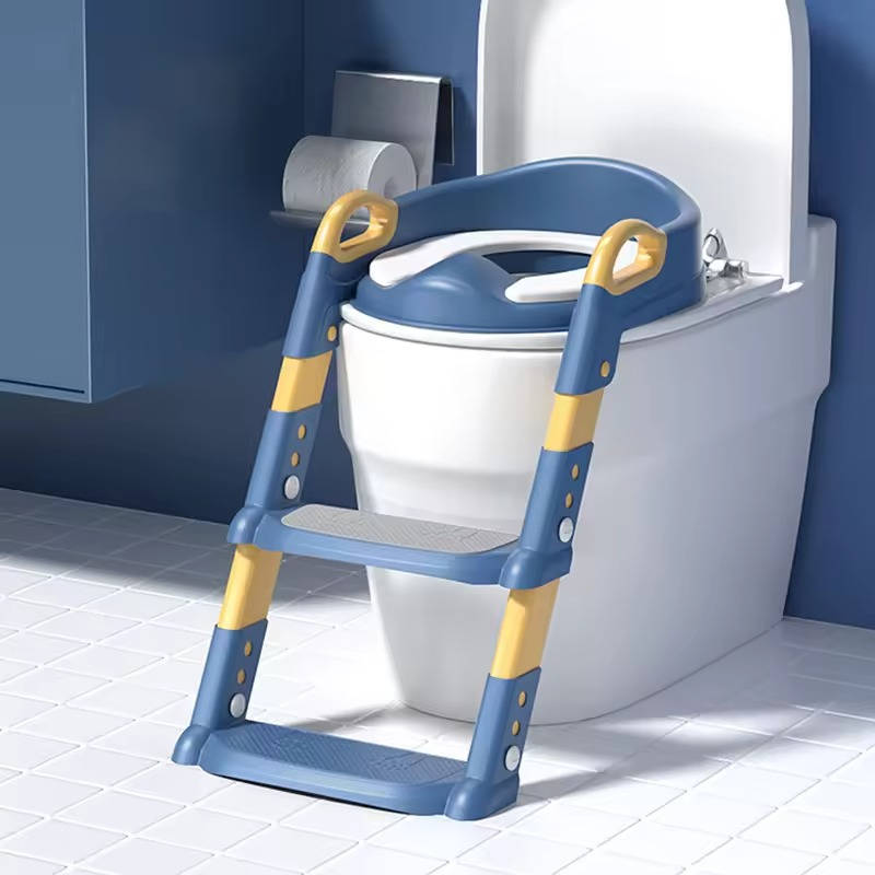 Toddler Potty Training Seat with Step Stool and Adjustable Height