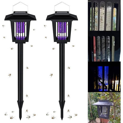 Solar Mosquito Zapper 2 In 1, Outdoor Bug Killer and Garden Yard Light