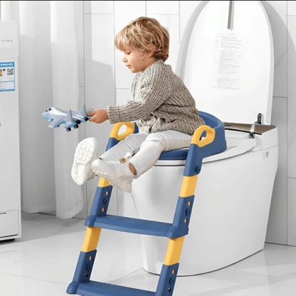 Toddler Potty Training Seat with Step Stool and Adjustable Height