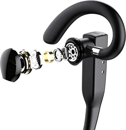 Wireless Headset with Dual Microphone Noise Reduction and Dual Device Pairing, 25-Hour Battery