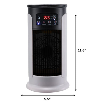 Evaporative Air Cooler with Remote Control and 6-Speed Fan, 300ml Water Tank